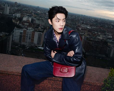 Xiao Zhan Reunites With Gucci For The Horsebit 1955 Campaign